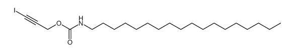 3-iodoprop-2-yn-1-yl octadecylcarbamate结构式