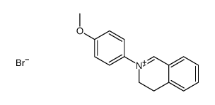 2-(4-methoxyphenyl)-3,4-dihydroisoquinolin-2-ium,bromide Structure