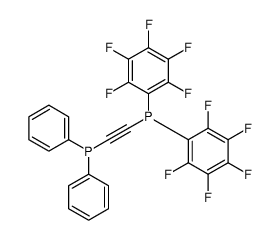 [[Bis(pentafluorophenyl)phosphino]ethynyl]diphenylphosphine picture