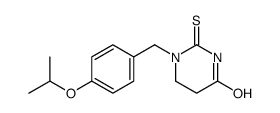 1-[(4-propan-2-yloxyphenyl)methyl]-2-sulfanylidene-1,3-diazinan-4-one Structure