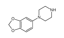 1-(1,3-苯并二氧代-5-基)哌嗪结构式