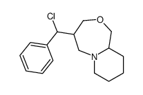 4-[chloro(phenyl)methyl]-3,4,5,7,8,9,10,10a-octahydro-1H-pyrido[2,1-c][1,4]oxazepine Structure