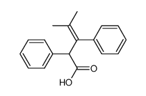 4-Methyl-2,3-diphenyl-pent-3-ensaeure Structure