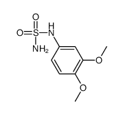 Sulfamide, (3,4-dimethoxyphenyl)- (9CI) structure