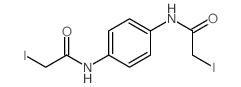 2-iodo-N-[4-[(2-iodoacetyl)amino]phenyl]acetamide Structure