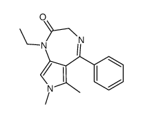 1-Ethyl-3,7-dihydro-6,7-dimethyl-5-phenylpyrrolo[3,4-e]-1,4-diazepin-2(1H)-one picture