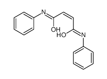 N,N'-diphenylbut-2-enediamide Structure