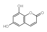 6,8-Dihydroxycuomarin structure