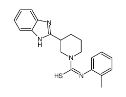 1-Piperidinecarbothioamide,3-(1H-benzimidazol-2-yl)-N-(2-methylphenyl)-(9CI) structure