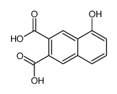 5-hydroxynaphthalene-2,3-dicarboxylic acid结构式