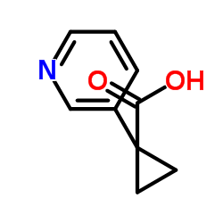 1-(3-Pyridinyl)cyclopropanecarboxylic acid Structure