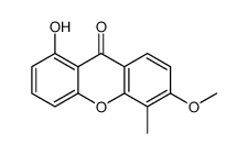 1-hydroxy-6-methoxy-5-methylxanthen-9-one Structure