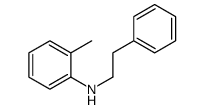 2-methyl-N-(2-phenylethyl)aniline结构式