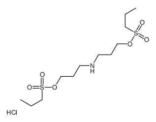 3-(3-propylsulfonyloxypropylamino)propyl propane-1-sulfonate,hydrochloride Structure