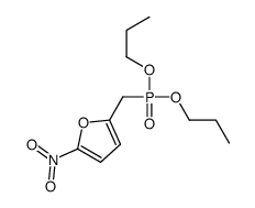 2-(dipropoxyphosphorylmethyl)-5-nitrofuran Structure