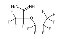 2,3,3,3-tetrafluoro-2-(1,1,2,2,3,3,3-heptafluoropropoxy)propanimidamide结构式