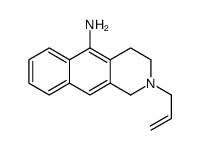 2-prop-2-enyl-3,4-dihydro-1H-benzo[g]isoquinolin-5-amine结构式