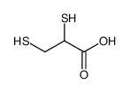 2,3-dimercaptopropionic acid structure