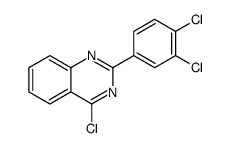 4-chloro-2-(3,4-dichlorophenyl)quinazoline结构式