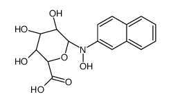 N-hydroxy-2-naphthylamine-N-glucuronide Structure