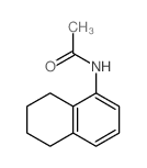 N-(5,6,7,8-四氢萘-1-基)乙酰胺结构式