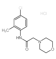 N-(4-chloro-2-methyl-phenyl)-2-morpholin-4-yl-acetamide Structure