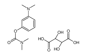 (2R,3R)-2,3-dihydroxybutanedioic acid,[3-(dimethylamino)phenyl] N,N-dimethylcarbamate Structure