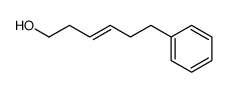 (E)-6-(phenyl)hex-3-en-1-ol结构式