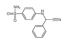 4-[[cyano(phenyl)methyl]amino]benzenesulfonamide Structure