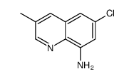 6-chloro-3-methylquinolin-8-amine结构式