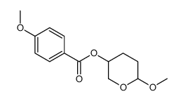 (6-methoxyoxan-3-yl) 4-methoxybenzoate结构式