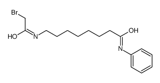8-[(2-bromoacetyl)amino]-N-phenyloctanamide Structure