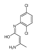 3-amino-N-(2,5-dichlorophenyl)but-2-enamide结构式