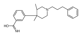 3-[(3R,4R)-3,4-dimethyl-1-(3-phenylpropyl)piperidin-4-yl]benzamide Structure
