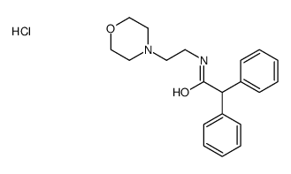 N-(2-morpholin-4-ylethyl)-2,2-diphenylacetamide,hydrochloride结构式