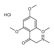 2-(methylamino)-1-(2,4,6-trimethoxyphenyl)ethanone,hydrochloride结构式