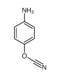 (4-aminophenyl) cyanate结构式
