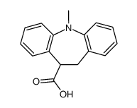 5-methyl-10,11-dihydro-5H-dibenzo[b,f]azepine-10-carboxylic acid结构式