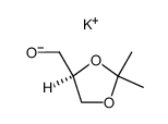 1,2-isopropylidene glycerol, potassium salt结构式