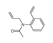 N-(prop-2'-enyl)-2-vinylacetanilide Structure