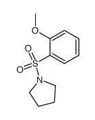 1-((2-methoxyphenyl)sulfonyl)pyrrolidine Structure