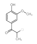 2-Chloro-1-(4-hydroxy-3-methoxyphenyl)propan-1-one picture
