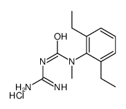 3-(diaminomethylidene)-1-(2,6-diethylphenyl)-1-methylurea,hydrochloride Structure