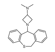 [1-(5,11-Dihydro-10-thia-dibenzo[a,d]cyclohepten-5-yl)-azetidin-3-yl]-dimethyl-amine Structure