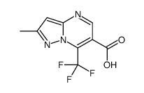 2-methyl-7-(trifluoromethyl)pyrazolo[1,5-a]pyrimidine-6-carboxylic acid Structure