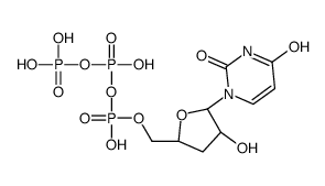 3'-Deoxyuridine-5'-triphosphate Structure