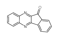 11H-Indeno[1,2-b]quinoxalin-11-one结构式