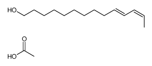 acetic acid,tetradeca-10,12-dien-1-ol Structure