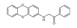 2-phenoxathiin-2-ylamino-1-phenyl-ethanone结构式