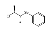 2-RS,3-SR-3-chlorobutyl-2-phenyl selenide结构式